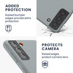 Laptop, Telefoane si Tablete - Telefoane mobile si accesorii - Accesorii Telefoane - Huse telefoane - Husa Kwmobile pentru Samsung Galaxy S21, Gri, Silicon, KWM000012BT068C - Infinity.ro