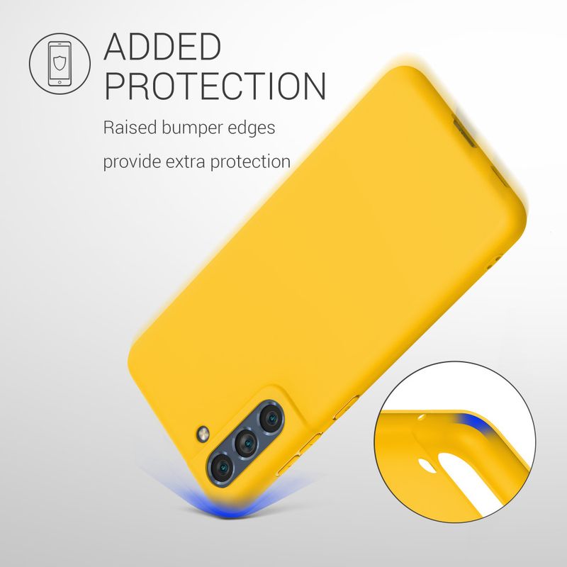 Laptop, Telefoane si Tablete - Telefoane mobile si accesorii - Accesorii Telefoane - Huse telefoane - Husa pentru Samsung Galaxy S21 FE, Silicon, Galben, 55484.143 - Infinity.ro