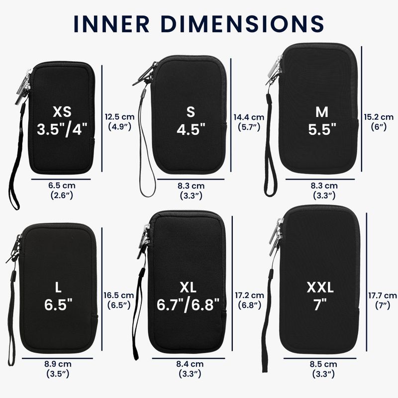 Laptop, Telefoane si Tablete - Telefoane mobile si accesorii - Accesorii Telefoane - Huse telefoane - Husa Universala Kwmobile pentru telefon, Marime XXL - 7 inch, Mov, Neopren, KWM0000099O154C - Infinity.ro