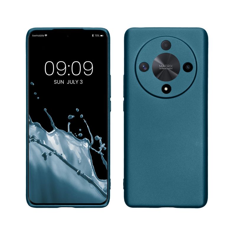 Laptop, Telefoane si Tablete - Telefoane mobile si accesorii - Accesorii Telefoane - Huse telefoane - Husa Kwmobile pentru Honor Magic6 Lite/X9b, Albastru, Silicon, KWM000020LH001C - Infinity.ro