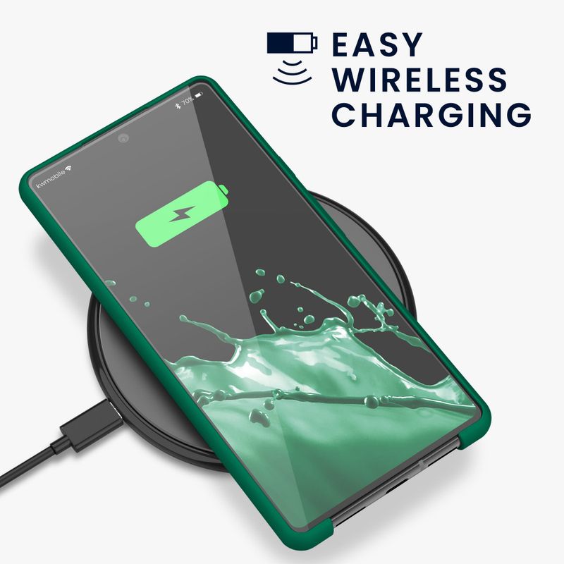 Laptop, Telefoane si Tablete - Telefoane mobile si accesorii - Accesorii Telefoane - Huse telefoane - Husa Kwmobile pentru Google Pixel 6, Verde, Silicon, KWM000013EZ064C - Infinity.ro