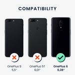 Laptop, Telefoane si Tablete - Telefoane mobile si accesorii - Accesorii Telefoane - Huse telefoane - Husa Kwmobile pentru OnePlus 6, Negru, Silicon, KWM0000099A030C - Infinity.ro