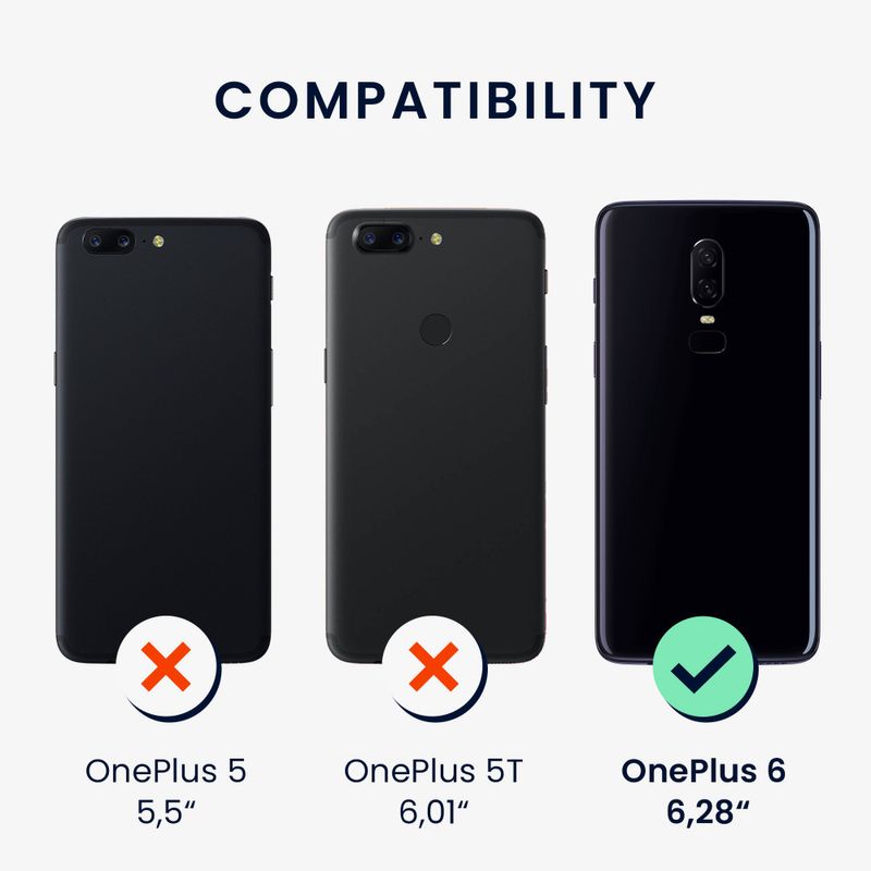 Laptop, Telefoane si Tablete - Telefoane mobile si accesorii - Accesorii Telefoane - Huse telefoane - Husa Kwmobile pentru OnePlus 6, Negru, Silicon, KWM0000099A030C - Infinity.ro