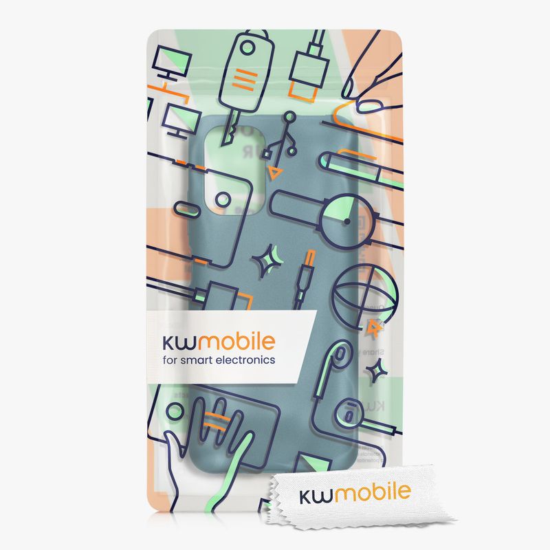 Laptop, Telefoane si Tablete - Telefoane mobile si accesorii - Accesorii Telefoane - Huse telefoane - Husa Kwmobile pentru Xiaomi Redmi Note 10/Redmi Note 10S, Verde, Silicon, 54542.251 - Infinity.ro