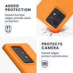 Laptop, Telefoane si Tablete - Telefoane mobile si accesorii - Accesorii Telefoane - Huse telefoane - Husa Kwmobile pentru Motorola Edge 40 Neo, Portocaliu, Silicon, KWM000022NU008C - Infinity.ro
