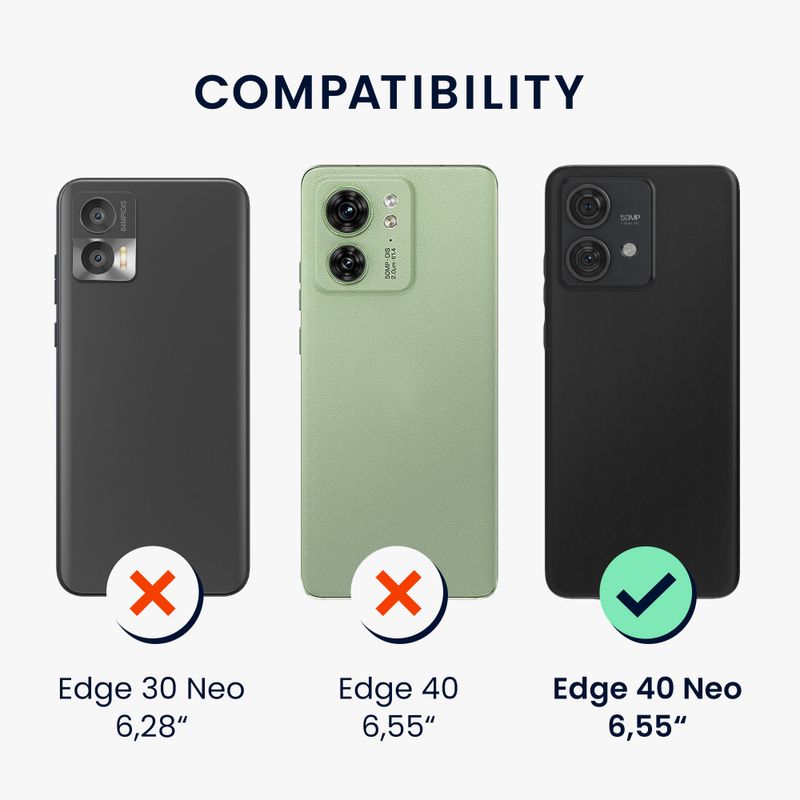 Laptop, Telefoane si Tablete - Telefoane mobile si accesorii - Accesorii Telefoane - Huse telefoane - Husa Kwmobile pentru Motorola Edge 40 Neo, Portocaliu, Silicon, KWM000022NU008C - Infinity.ro