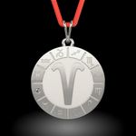 Fashion, accesorii si bijuterii - Barbati - Bijuterii barbati - Lanturi si pandantive barbati - Pandantiv din argint cu snur model Aries - Infinity.ro