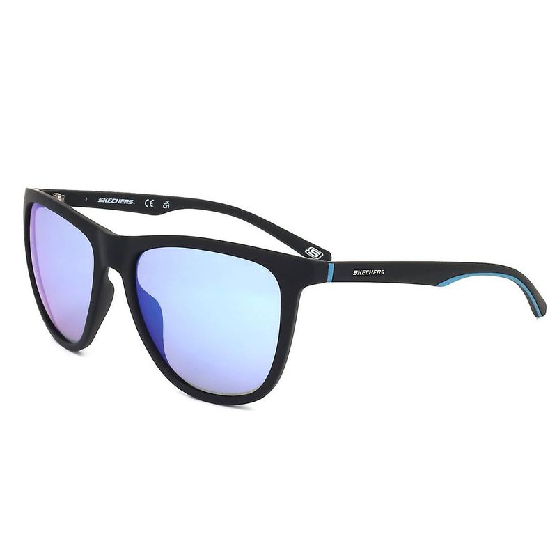 Fashion, accesorii si bijuterii - Barbati - Accesorii barbati - Ochelari de soare barbati - Ochelari de soare barbati Skechers SE 6118 02X 57, 100% UVA si UVB, Negru - Infinity.ro