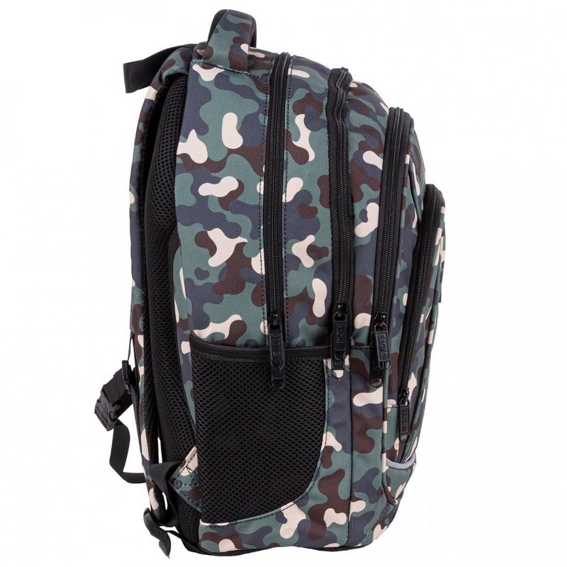 Carti si Birotica - Rechizite - Rucsacuri si genti scolare - Ghiozdan ergonomic de copii pentru scoala, BackUP, 4 compartimente, model camuflaj PLB4A97 - Infinity.ro