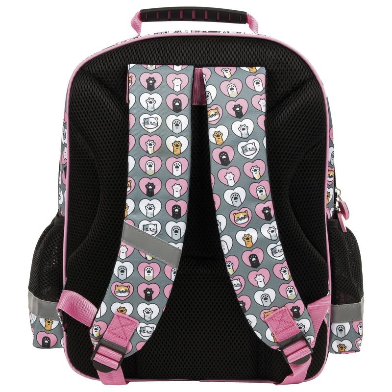 Carti si Birotica - Rechizite - Rucsacuri si genti scolare - Ghiozdan ergonomic de fetite pentru scoala, Derform, 3 compartimente, model roz pisicute PL15BCF39 - Infinity.ro