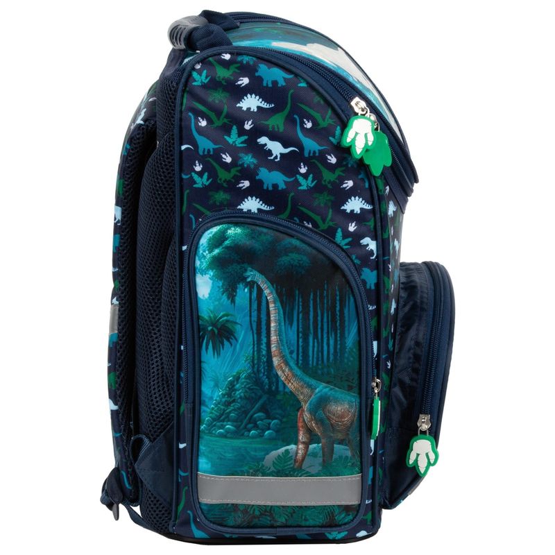 Carti si Birotica - Rechizite - Rucsacuri si genti scolare - Ghiozdan ergonomic pentru copii, Derform, Dinozaur, impermeabil si reflectorizant, TEMBDN19, 37x27x16cm - Infinity.ro