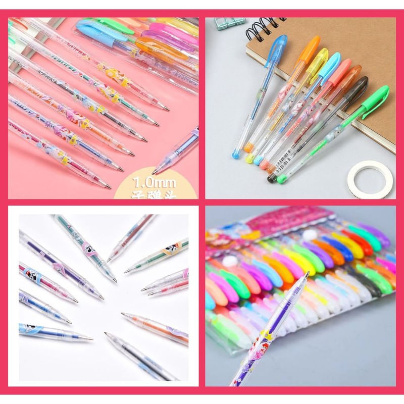 Carti si Birotica - Rechizite - Alte accesorii scolare - Set Rola de hartie autoadeziva pentru scris si desenat cui 4 markere cu magnet si burete si 36 pixuri parfumate cu gel cu sclipi - Infinity.ro