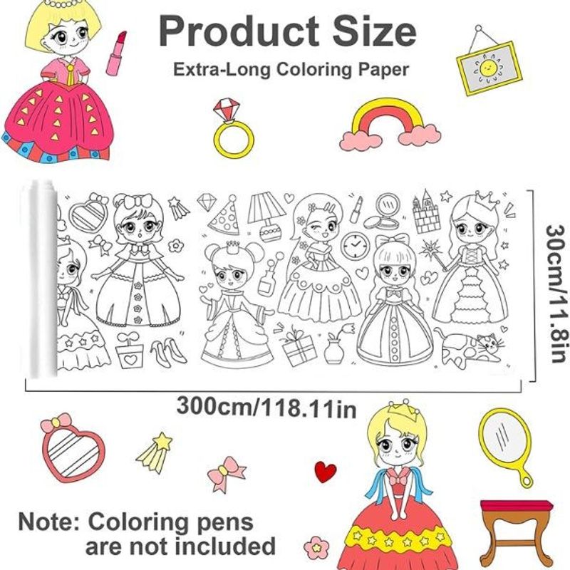 Carti si Birotica - Rechizite - Alte accesorii scolare - Rola hartie auto-adeziva si decupabila pentru desenat si colorat, 3m x 30 cm, Model cu printese - Infinity.ro