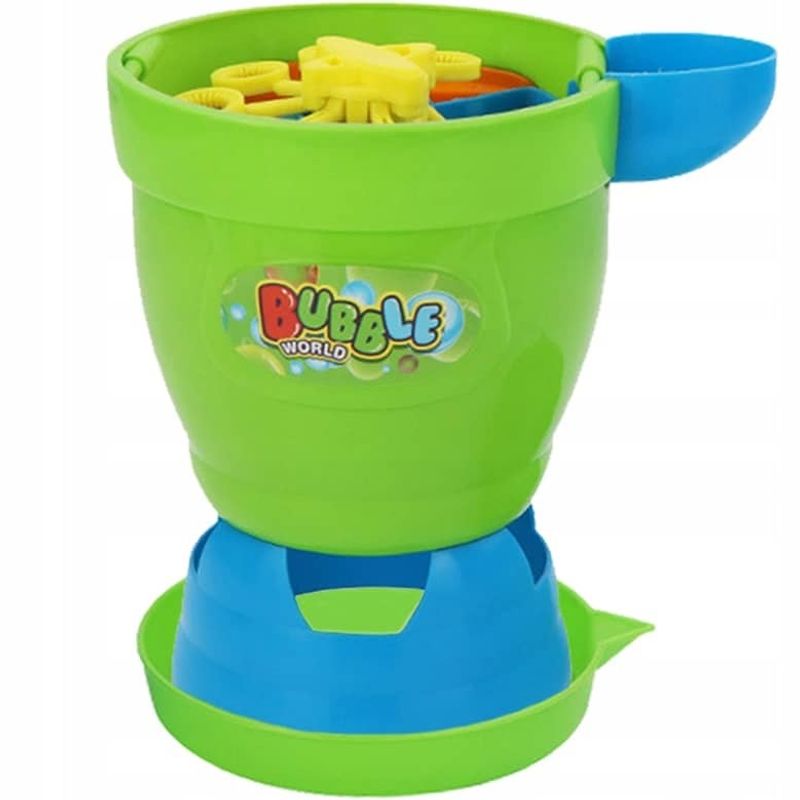 Jucarii, Copii si Bebe - Jucarii si jocuri - Jucarii & jocuri educative - Jucarii interactive - Masina Automata pentru realizarea Bulelor de Sapun, culoare Verde, AVX-WT-GREEN-V03 - Infinity.ro