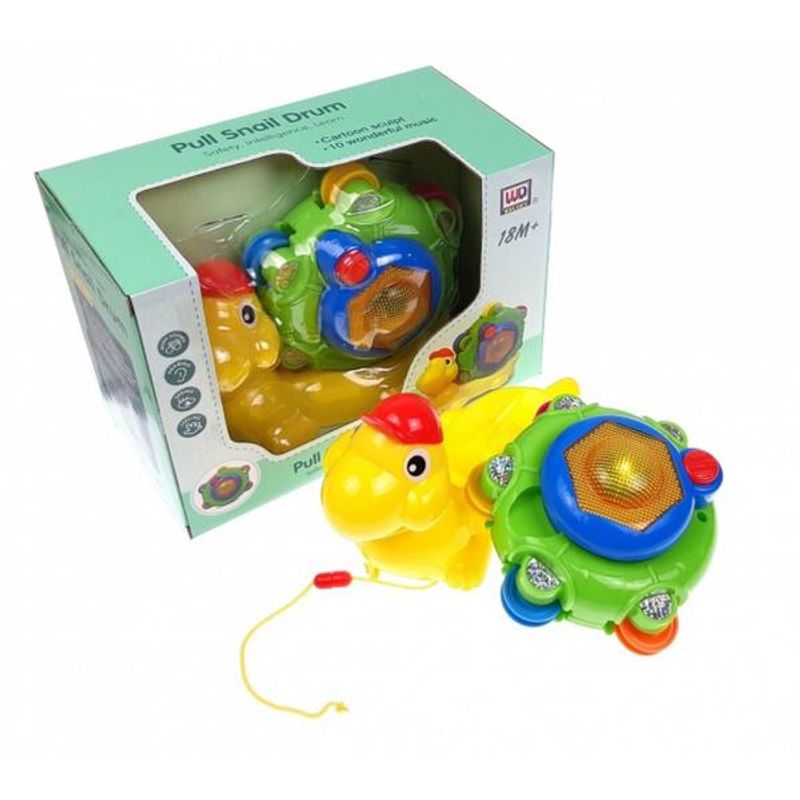 Jucarii, Copii si Bebe - Jucarii si jocuri - Jucarii bebelusi - Jucarii interactive bebelusi - Melc amuzant cu sunete si lumini - Infinity.ro