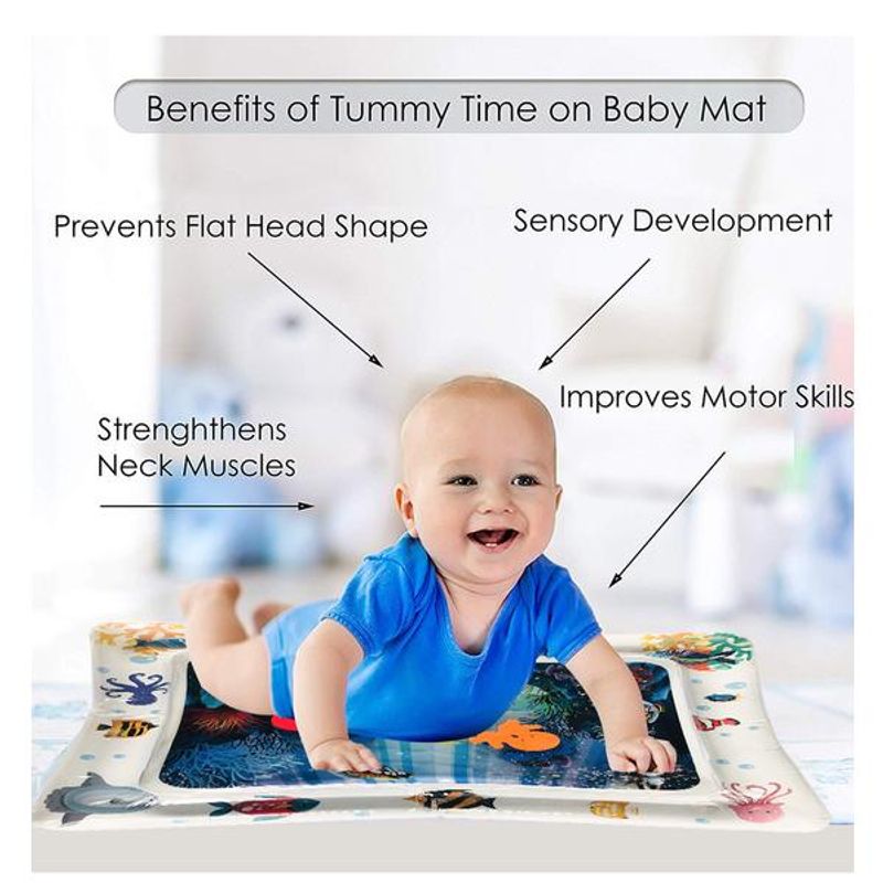 Jucarii, Copii si Bebe - Jucarii si jocuri - Jucarii bebelusi - Centre de activitati - Salteluta cu apa pentru bebelusi WHALE Bebeking - Infinity.ro