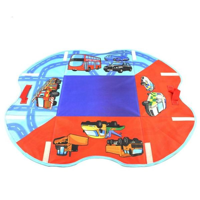 Casa si Gradina - Textile si covoare - Covoare - Covoare copii - 2 in 1 Covoras de Joaca cu doua fete si cutie de depozitare Big City - Infinity.ro