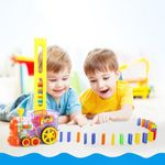 Jucarii, Copii si Bebe - Jucarii si jocuri - Jocuri si puzzle - Jocuri de societate - Joc domino Locomotiva - Infinity.ro