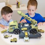 Jucarii, Copii si Bebe - Jucarii si jocuri - Vehicule si jucarii cu telecomanda - Masinute - Set militar de jucarie si accesorii incluse - Infinity.ro