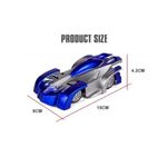 Jucarii, Copii si Bebe - Jucarii si jocuri - Vehicule si jucarii cu telecomanda - Masinute - Masinuta WALL RALLYST care merge pe tavan albastra - Infinity.ro