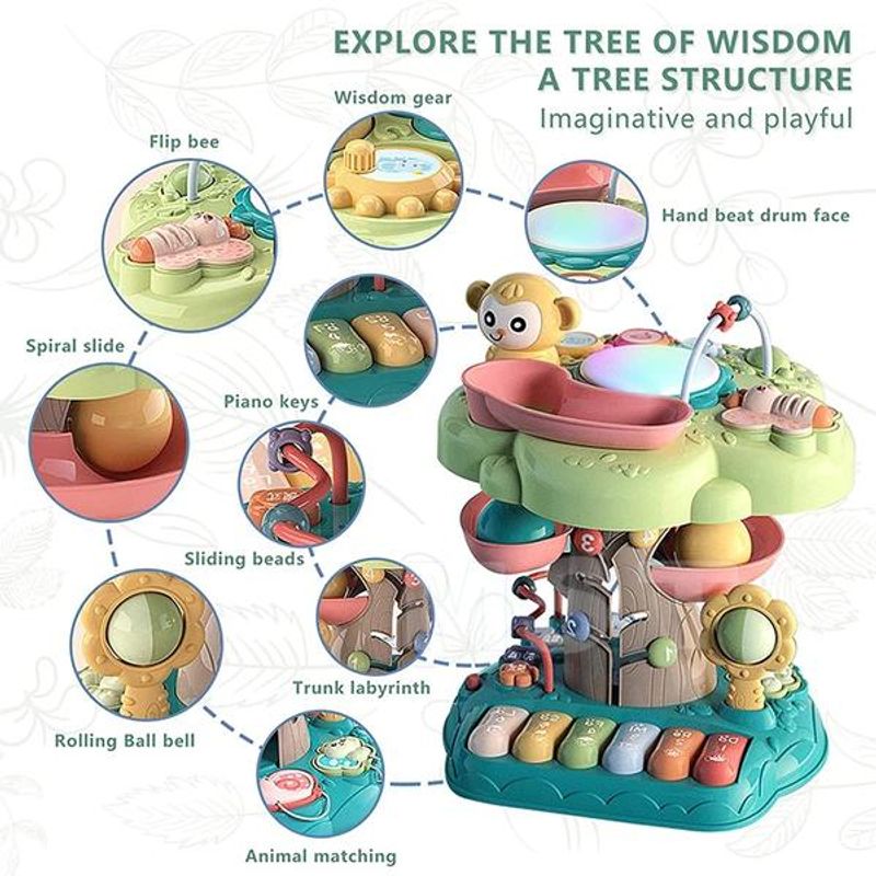 Jucarii, Copii si Bebe - Jucarii si jocuri - Jucarii & jocuri educative - Jucarii interactive - Jucarie muzicala educativa cu sunete si lumini Paradise - Infinity.ro