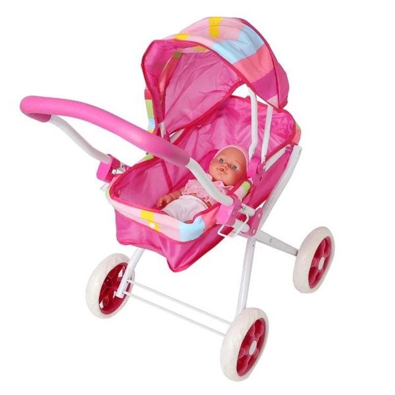 Jucarii, Copii si Bebe - Jucarii si jocuri - Papusi si accesorii - Carucioare papusi si accesorii - Carucior pentru papusi tip landou Ivy - Infinity.ro