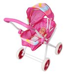 Jucarii, Copii si Bebe - Jucarii si jocuri - Papusi si accesorii - Carucioare papusi si accesorii - Carucior pentru papusi tip landou Ivy - Infinity.ro