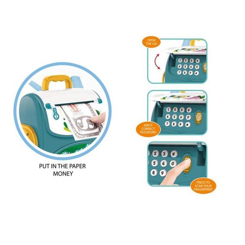 Carti si Birotica - Birotica - Accesorii de birou - Pusculite - Pusculita-rucsac pentru copii dinozaur multicolor Bebeking - Infinity.ro