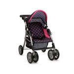 Jucarii, Copii si Bebe - Jucarii si jocuri - Papusi si accesorii - Carucioare papusi si accesorii - Carucior pentru papusi Pinky Dots - Infinity.ro