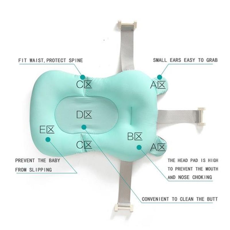 Jucarii, Copii si Bebe - Igiena si ingrijire - Baia bebelusului - Cadite bebe si accesorii baie - Cadita pliabila pentru bebelusi cu hamac detasabil - verde - Infinity.ro