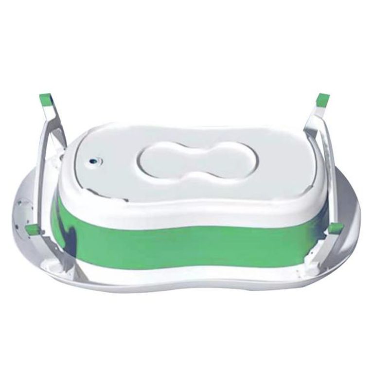 Jucarii, Copii si Bebe - Igiena si ingrijire - Baia bebelusului - Cadite bebe si accesorii baie - Cadita pliabila pentru bebelusi cu hamac detasabil - verde - Infinity.ro