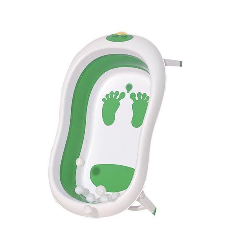 Jucarii, Copii si Bebe - Igiena si ingrijire - Baia bebelusului - Cadite bebe si accesorii baie - Cadita pliabila pentru bebelusi cu hamac detasabil - verde - Infinity.ro