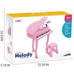 Jucarii, Copii si Bebe - Jucarii si jocuri - Jucarii de rol - Instrumente muzicale de jucarie - Pian cu microfon si scaun Little Princess Bebeking - Infinity.ro