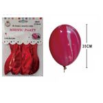 Casa si Gradina - Decoratiuni - Decoratiuni petrecere - Baloane - Set 5 Baloane latex, rosu marmorat, 35 cm - Infinity.ro