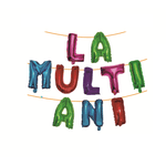 Casa si Gradina - Decoratiuni - Decoratiuni petrecere - Baloane - Baloane din folie metalizata Color, "la multi ani", 6 m x 45 cm - Infinity.ro