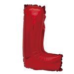 Casa si Gradina - Decoratiuni - Decoratiuni petrecere - Baloane - Balon din folie metalizata, Mirific Party, litera L, 40 cm, Rosu - Infinity.ro