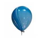 Casa si Gradina - Decoratiuni - Decoratiuni petrecere - Baloane - Set 5 Baloane latex, albastru marmorat, 35 cm - Infinity.ro