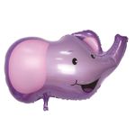 Casa si Gradina - Decoratiuni - Decoratiuni petrecere - Baloane - Balon figurina din folie de aluminiu tip Elefantel, 62 cm - Infinity.ro
