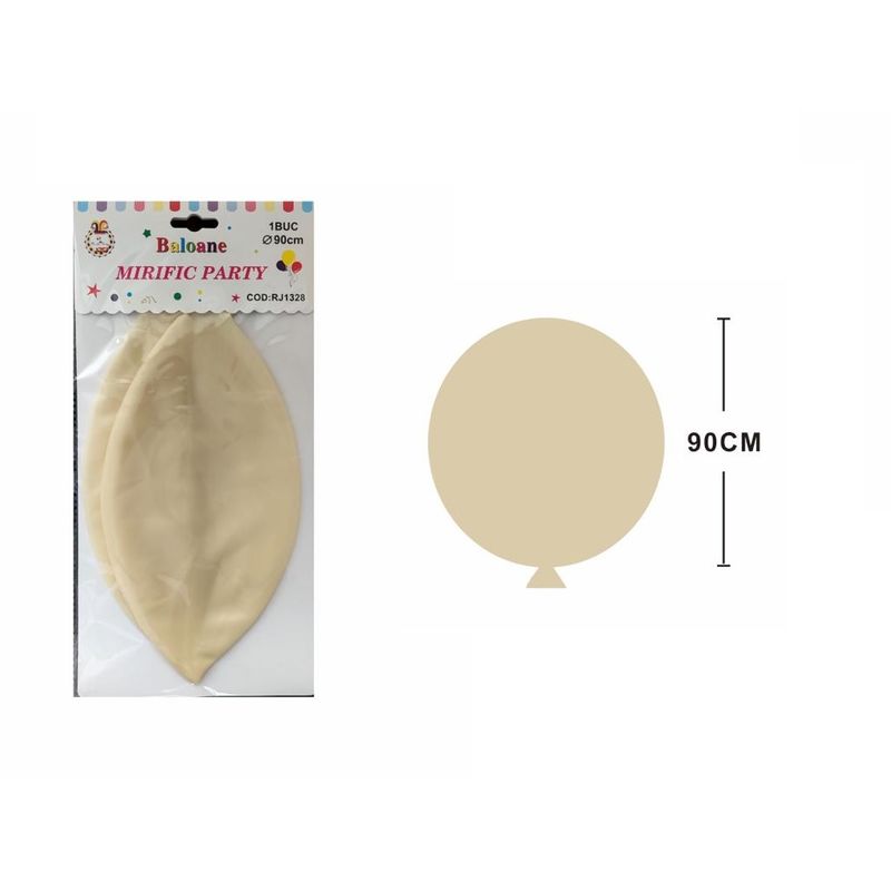 Casa si Gradina - Decoratiuni - Decoratiuni petrecere - Baloane - Balon mare din latex, Mirific Party, Transparent, 90 cm - Infinity.ro