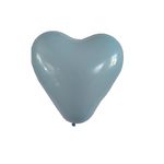 Casa si Gradina - Decoratiuni - Decoratiuni petrecere - Baloane - Set 25 Baloane latex in forma de Inima, Albastru deschis, 25 cm - Infinity.ro