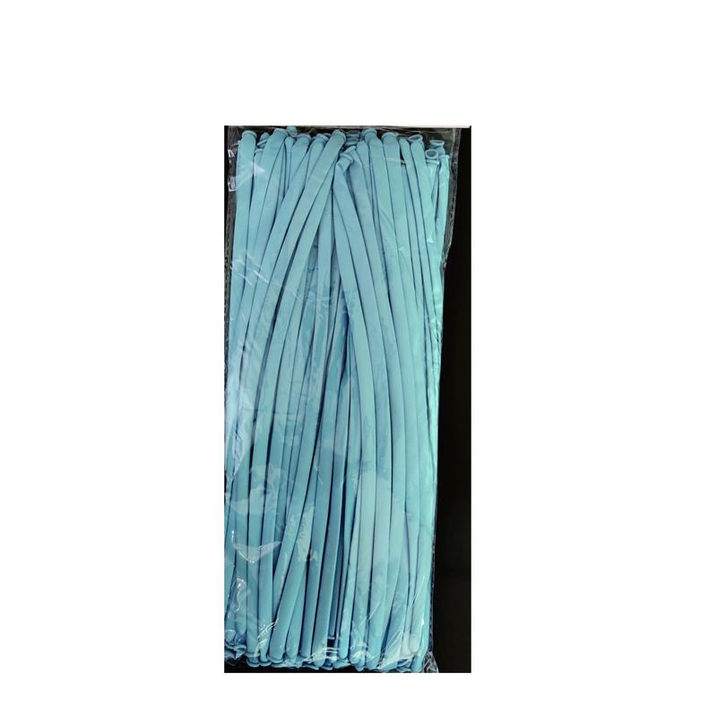 Casa si Gradina - Decoratiuni - Decoratiuni petrecere - Baloane - Set 100 baloane modelaj lungi, 125 cm x 4.5 cm, Albastru deschis - Infinity.ro
