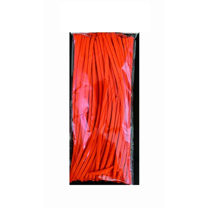 Casa si Gradina - Decoratiuni - Decoratiuni petrecere - Baloane - Set 100 baloane modelaj lungi, 125 cm x 4.5 cm, Portocaliu - Infinity.ro