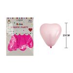 Casa si Gradina - Decoratiuni - Decoratiuni petrecere - Baloane - Set 8 Baloane latex in forma de Inima, Roz, 25 cm - Infinity.ro