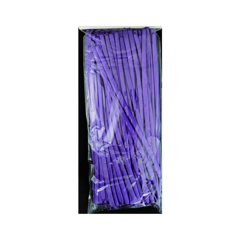 Casa si Gradina - Decoratiuni - Decoratiuni petrecere - Baloane - Set 100 baloane modelaj lungi, 125 cm x 4.5 cm, Mov cromat - Infinity.ro