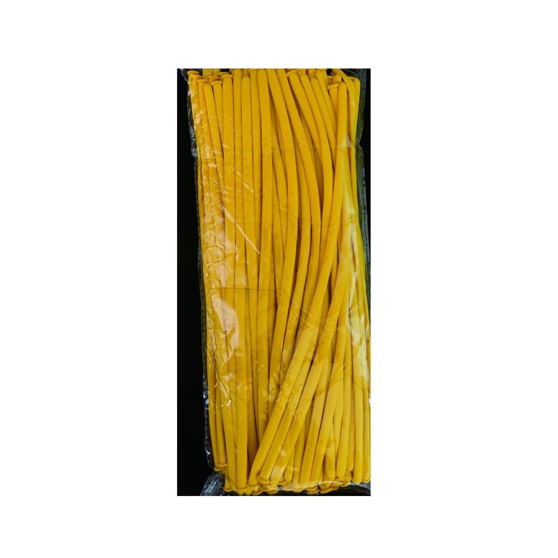 Casa si Gradina - Decoratiuni - Decoratiuni petrecere - Baloane - Set 100 baloane modelaj lungi, 125 cm x 4.5 cm, Galben - Infinity.ro