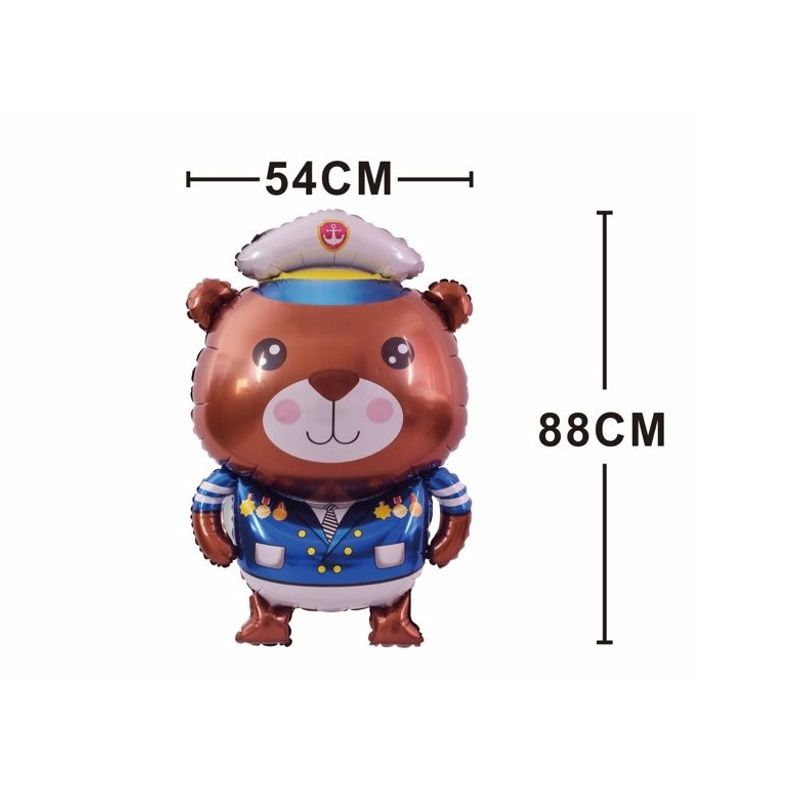 Casa si Gradina - Decoratiuni - Decoratiuni petrecere - Baloane - Balon figurina din folie de aluminiu tip Urs, 54 cm x 88 cm - Infinity.ro