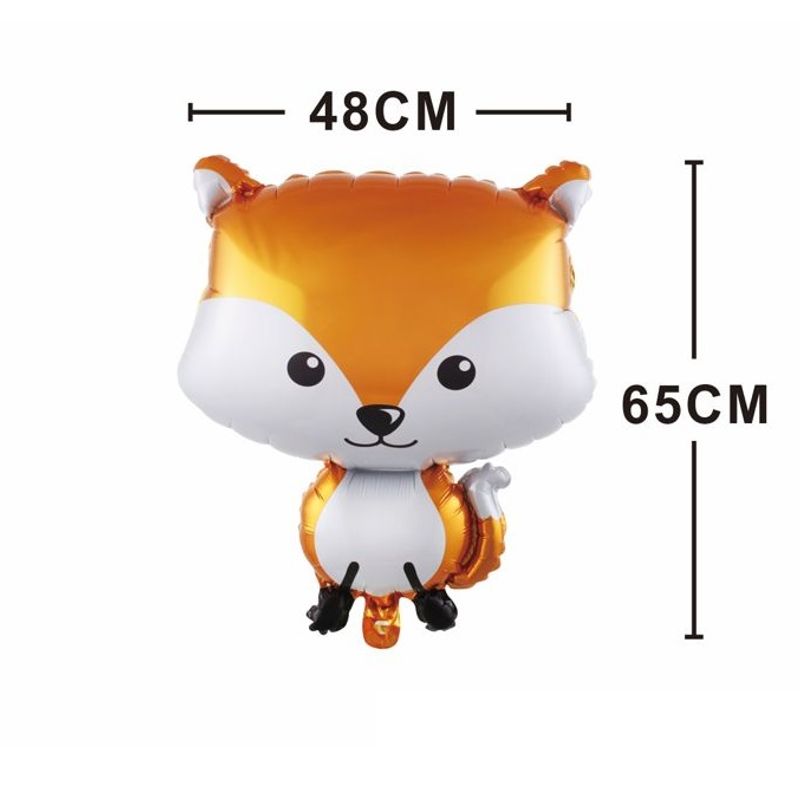 Casa si Gradina - Decoratiuni - Decoratiuni petrecere - Baloane - Balon figurina din folie de aluminiu tip Vulpita, 48 cm x 65 cm - Infinity.ro