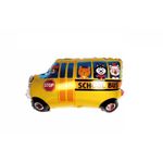 Casa si Gradina - Decoratiuni - Decoratiuni petrecere - Baloane - Balon figurina din folie de aluminiu tip Autobuz scolar, 83 cm x 60 cm - Infinity.ro