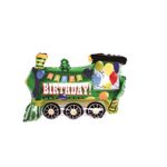 Casa si Gradina - Decoratiuni - Decoratiuni petrecere - Baloane - Balon figurina din folie de aluminiu tip Trenulet, 73 cm x 60 cm - Infinity.ro