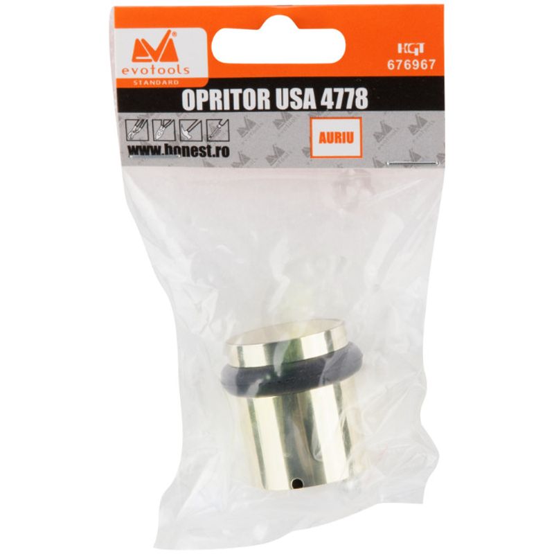 Casa si Gradina - Constructii - Usi interior, exterior si garaj - Accesorii usi - Opritor de Usa Auriu Evotools - Infinity.ro